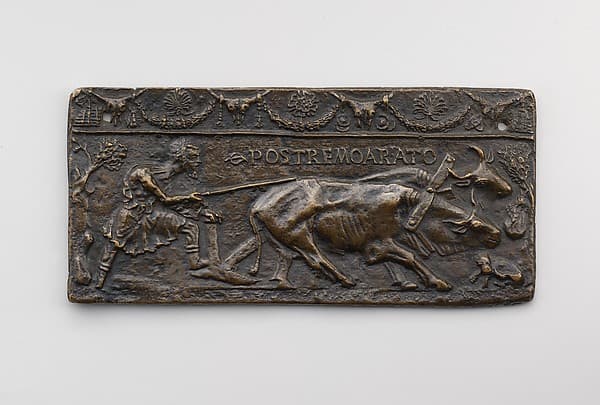 Cincinnatus at the Plough, by Filarete (Antonio di Pietro Averlino)