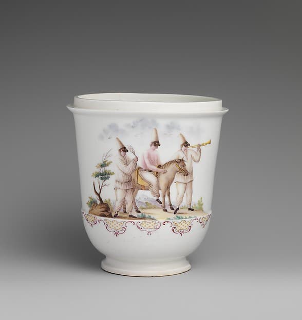 Jar, by Capodimonte Porcelain Manufactory