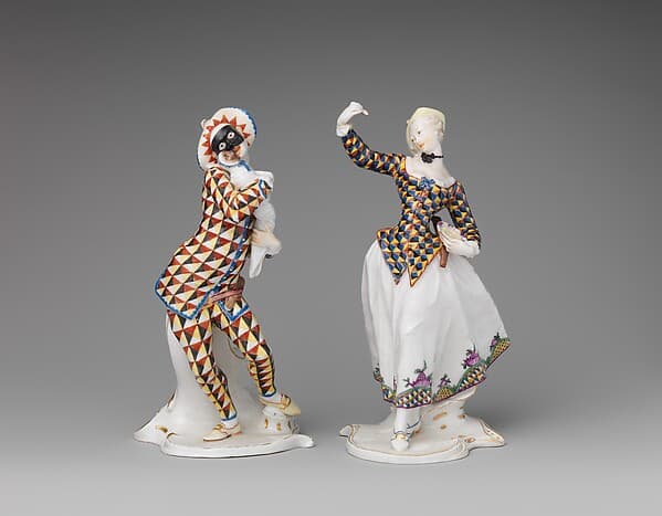 Harlequin, by Nymphenburg Porcelain Manufactory