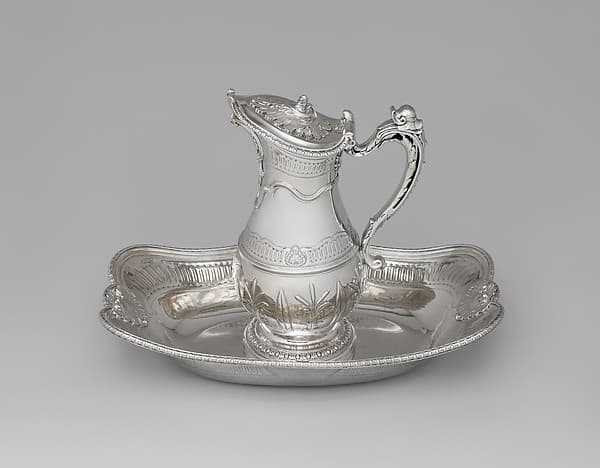 Ewer and basin, by Jean Fauche