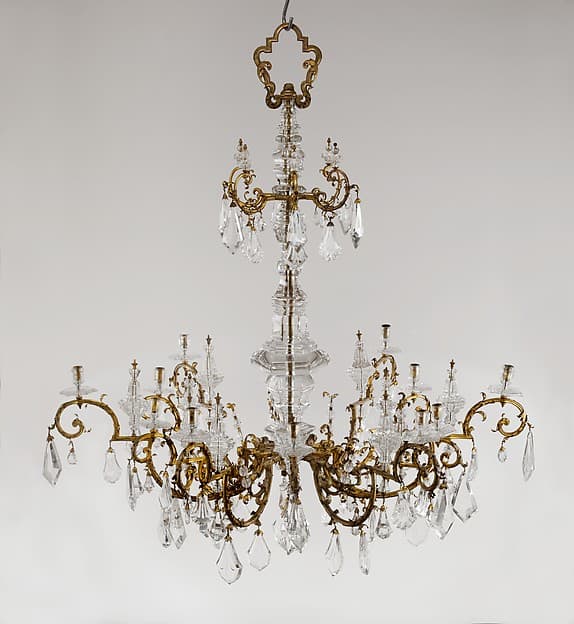 Twelve-light chandelier, by Giovanni Battista Metellino
