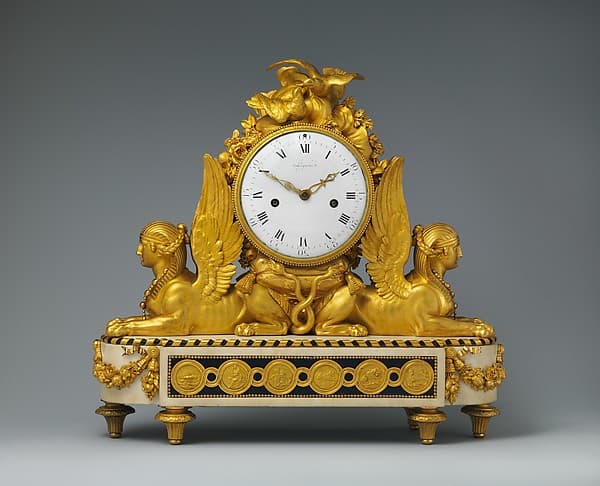 Mantel clock (pendule de cheminée), by François Joseph Belanger