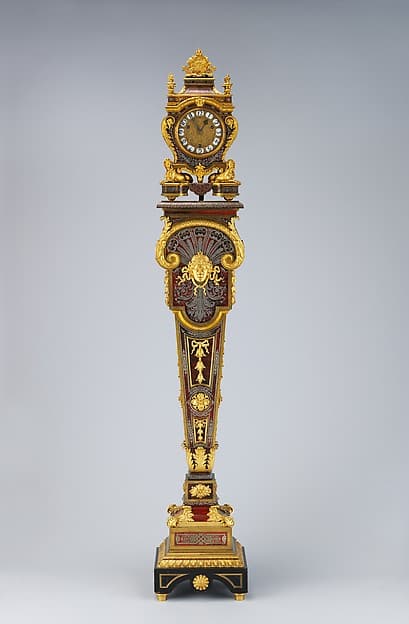 Clock with pedestal, by André Charles Boulle