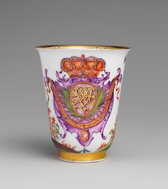Beaker, by Meissen Manufactory