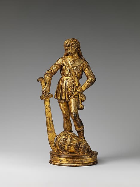 David with the head of Goliath, by Bartolomeo Bellano