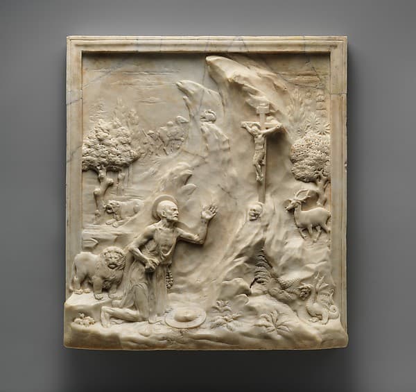 Saint Jerome in the Wilderness, by Antonio Rossellino