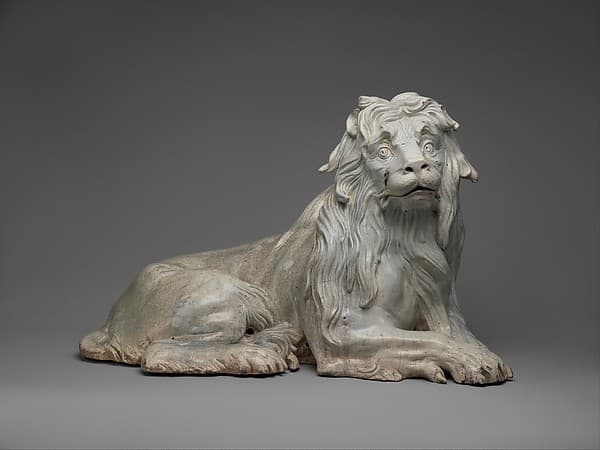 Lion (one of a pair), by Johann Gottlieb Kirchner