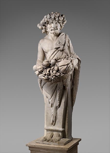 Autumn in the Guise of Priapus (one of a pair), by Pietro Bernini