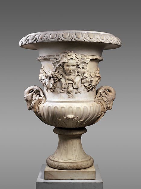 Autumn (one of a pair), by Jean-Baptiste Pigalle