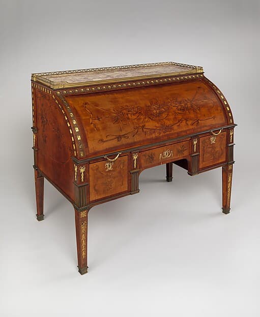 Rolltop desk, by David Roentgen