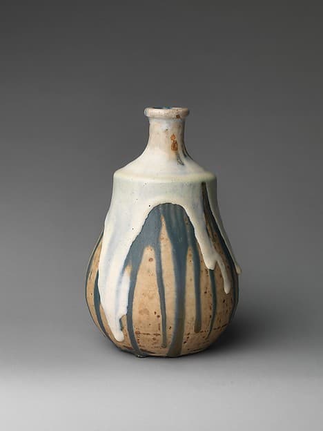 Gourd vase, by Jean-Joseph Carriès