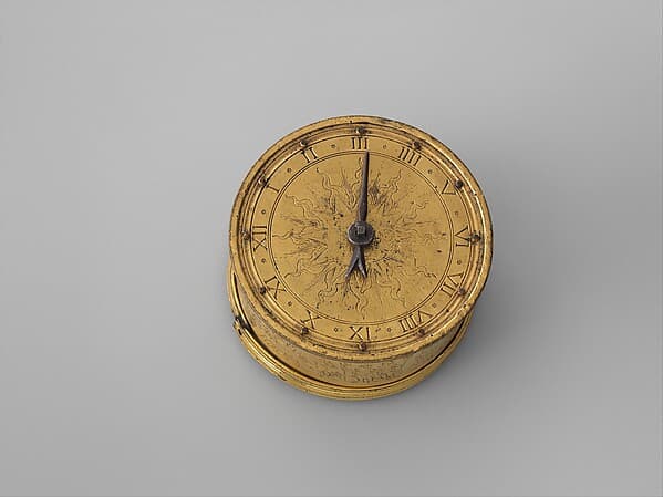 Table clock, by Caspar Behaim (Chasparus Bohemus)