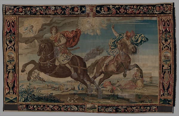 The Destruction of the Children of Niobe from a set of "The Horses", by Frans Cleyn