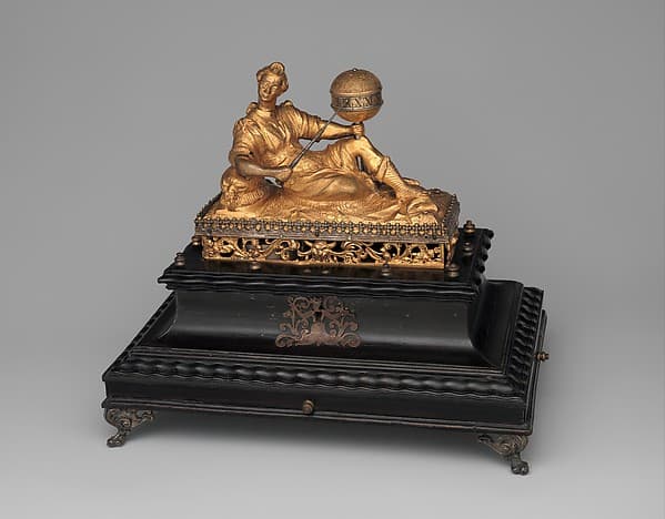 Automaton clock in the form of Urania, Muse of Astronomy, by Paullus Schiller