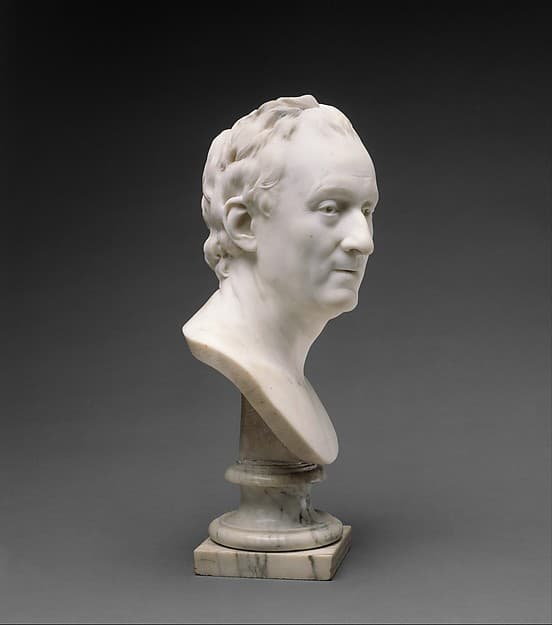 Denis Diderot (1713–1784), by Jean Antoine Houdon