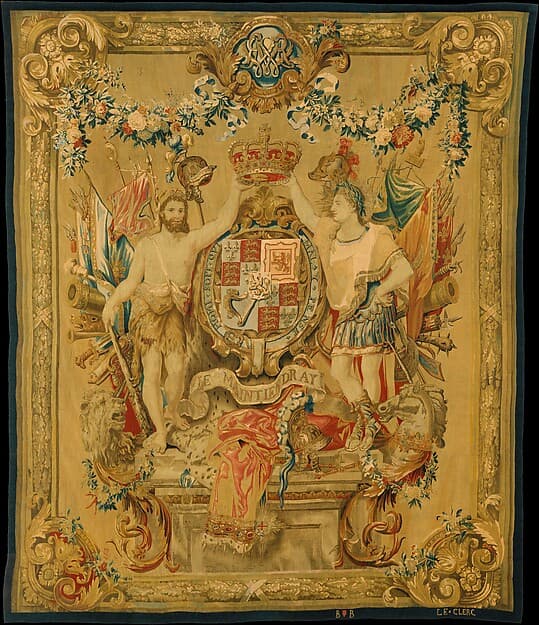 The Arms of William and Mary, by Daniel Marot the Elder