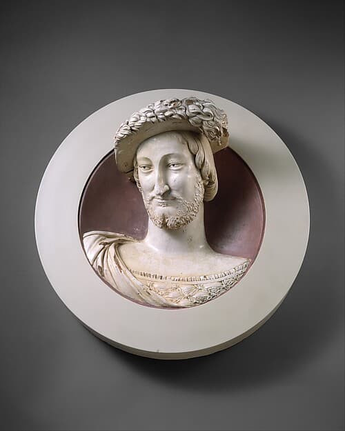François I (1494–1547), king of France, by Girolamo della Robbia