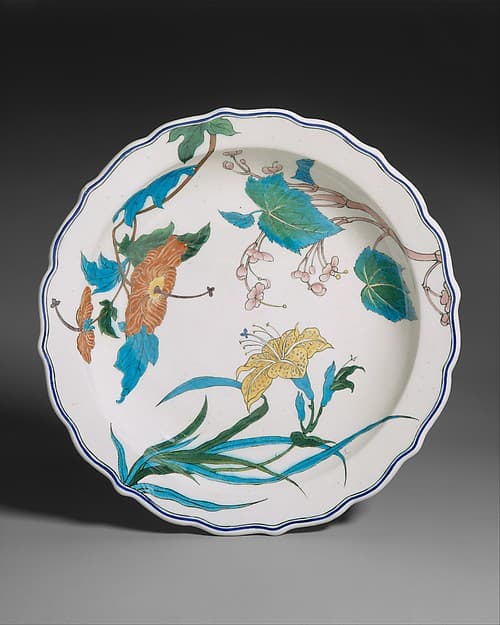 Dish, by Joseph-Théodore Deck
