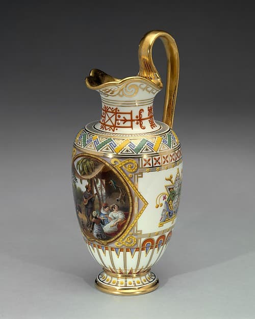 Milk jug (pot à lait ovoïde) (part of a service), by Sèvres Manufactory