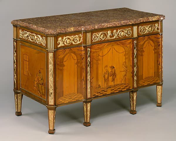 Commode à vantaux, by David Roentgen