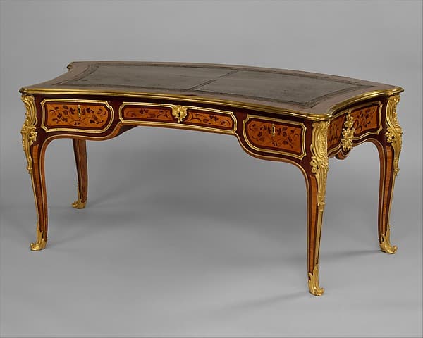 Writing table (part of a set), by Joseph Baumhauer