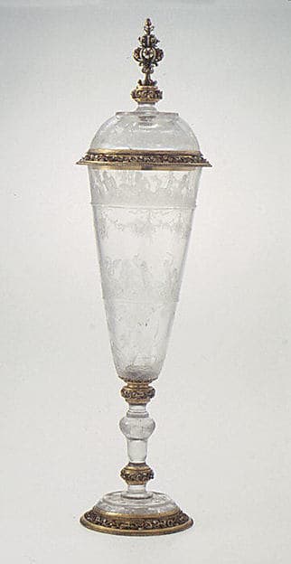 Standing cup with cover, by Reinhold Vasters