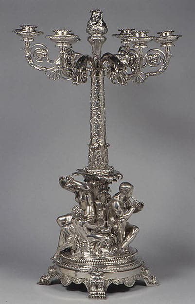 Six-light candelabrum, by Paul Storr