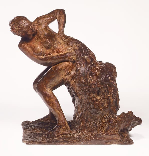 Woman Seated in Chair Wiping her Left Side, by Edgar Degas