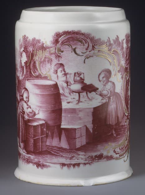 Mug, by Fulda Pottery and Porcelain Manufactory