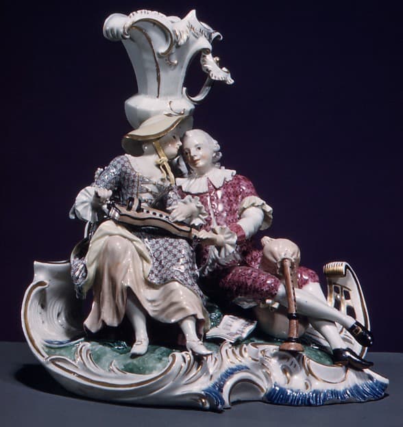 Two lovers, by Frankenthal Porcelain Manufactory