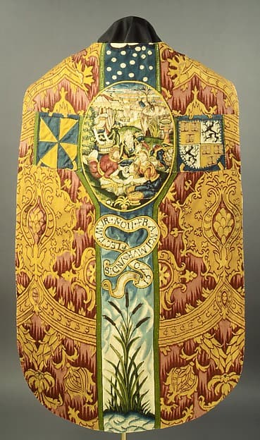 Chasuble with the Gathering of the Manna, by Hieronymus (Jerome) Wierix