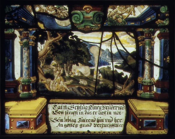 Cain Slaying Abel (one of a set of four), by Muller