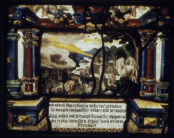 The Creation of Adam (one of a set of four), by Muller