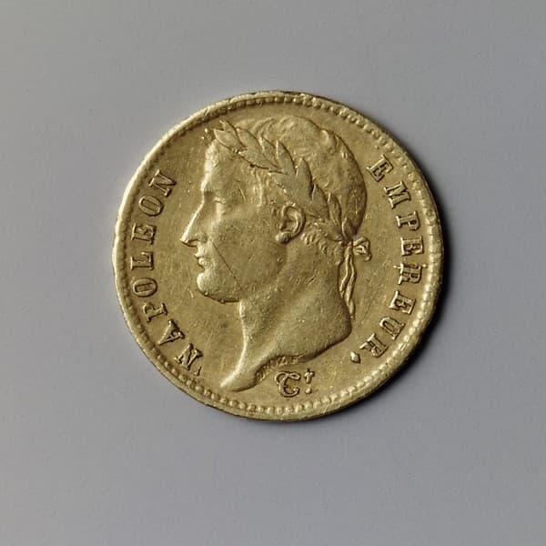 20-franc piece, Napoleon I, by Jean-Pierre Droz