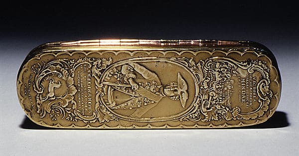 Tobacco box, by Johann Heinrich Giese
