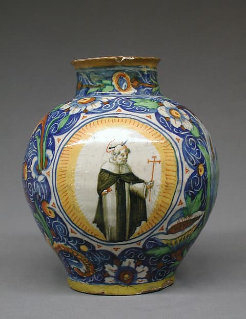 Globular jar, by Domenico Veneziano