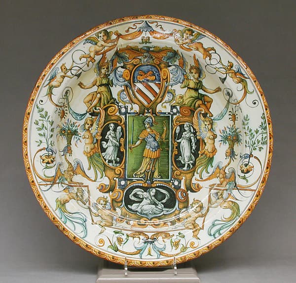 Plate, by Patanazzi family