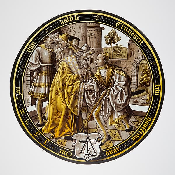 The Prodigal Bids Farewell (one of eight scenes from the story of the Prodigal Son)