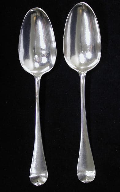 Two spoons, by W. T., London