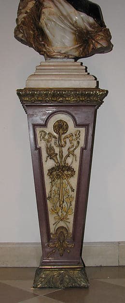 Pedestal [for Woman from the French Colonies], by Charles-Henri-Joseph Cordier