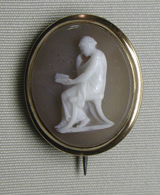 Seated female figure, by Giovanni Pichler
