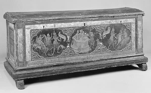 Cassone (one of a pair), by Italian (Florentine?) Painter