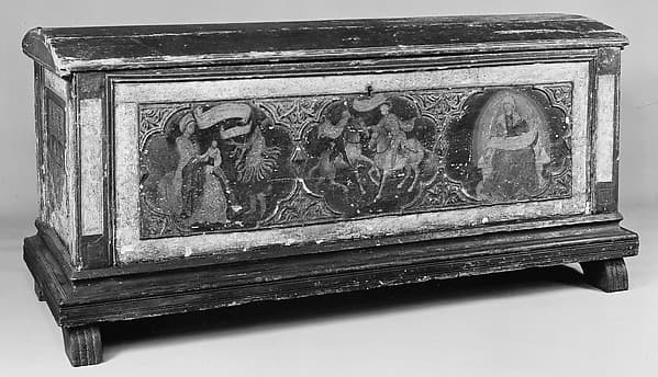 Cassone (one of a pair), by Italian (Florentine?) Painter