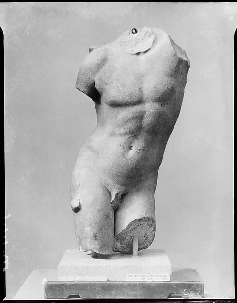 Marble torso of Eros, by Praxiteles