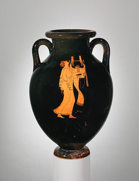 Terracotta amphora (jar), by Berlin Painter