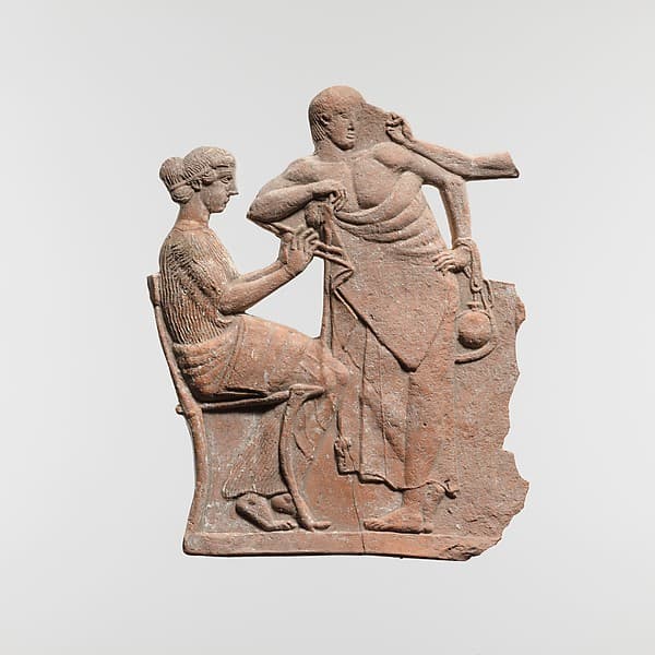 Terracotta relief