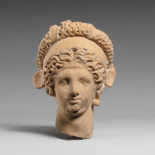 Terracotta head of a youth
