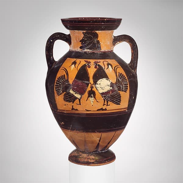 Terracotta neck-amphora (jar), by Painter of London B 76