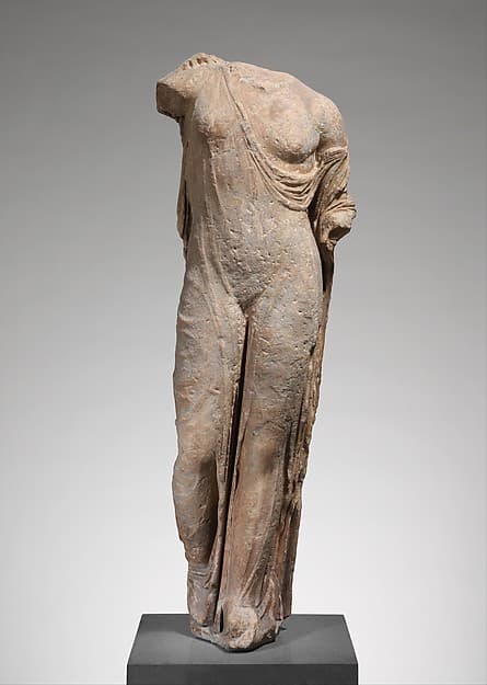 Marble statue of Aphrodite, the so-called Venus Genetrix, by Kallimachos