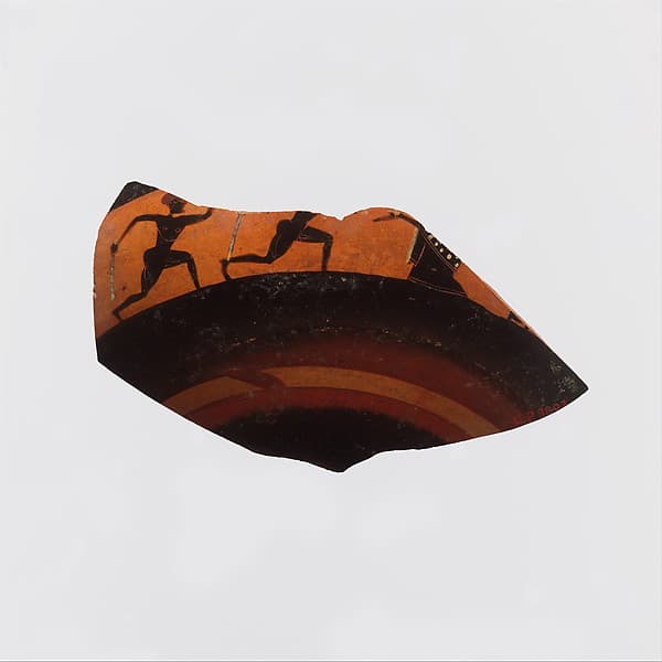 Fragment of a kylix: band-cup (drinking cup), by Elbows Out